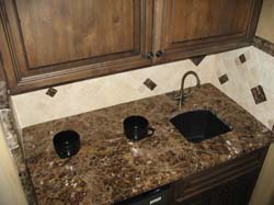 Decorative Countertop With Sink — Wichita, Kansas — The Countertop Place Inc.