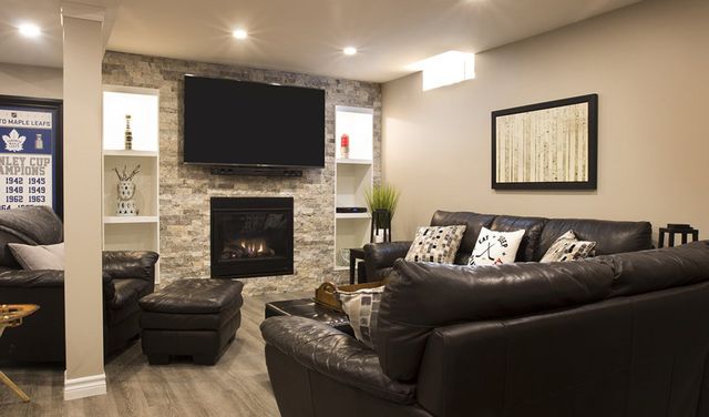 Stunning Basement Renovations Oshawa Contractors Zwicker