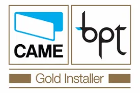 Came and bpt gold installer logo on a white background
