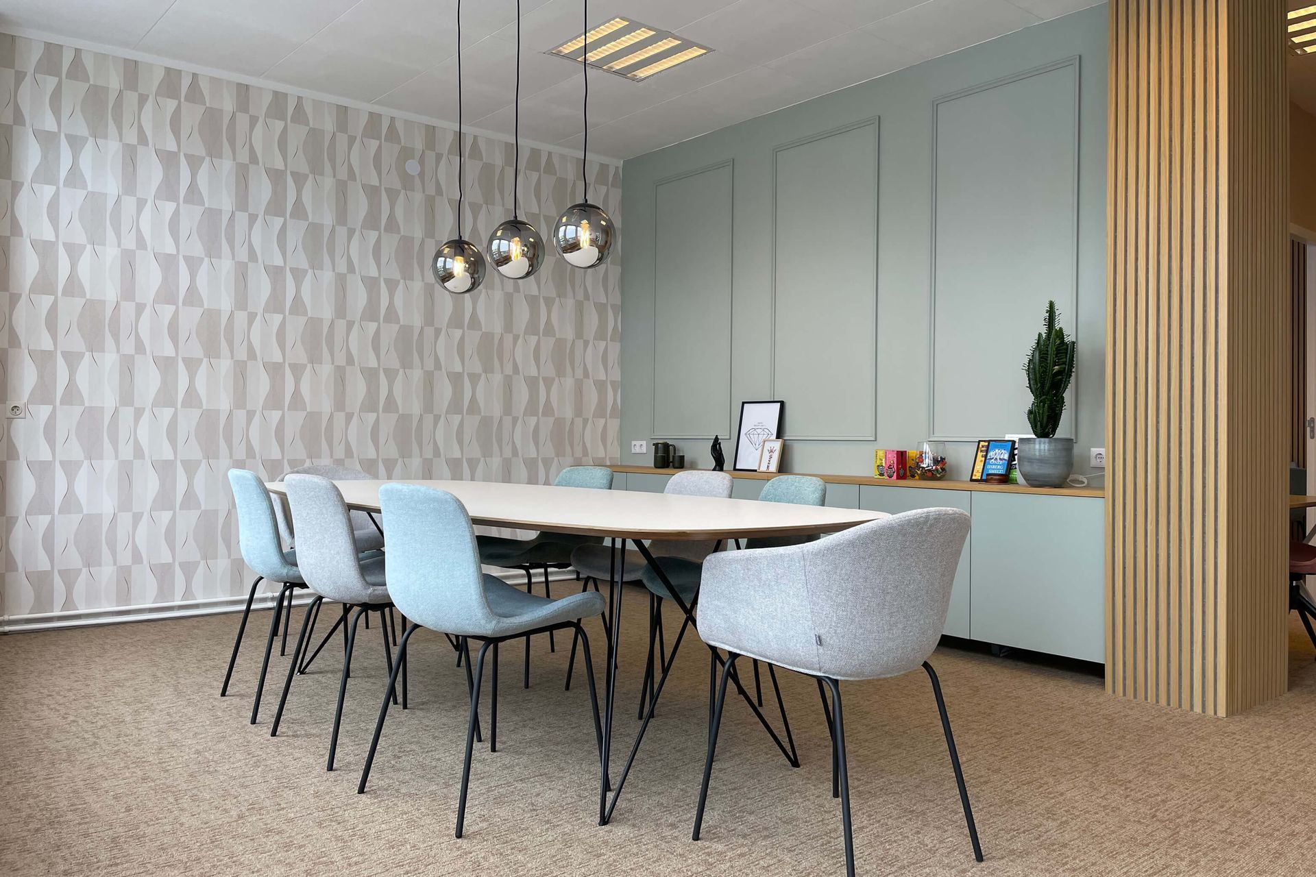 interieurontwerp coachingsruimte, gezellig en scandinavisch