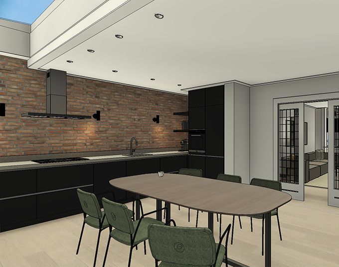 keukenontwerp jaren 30 woning