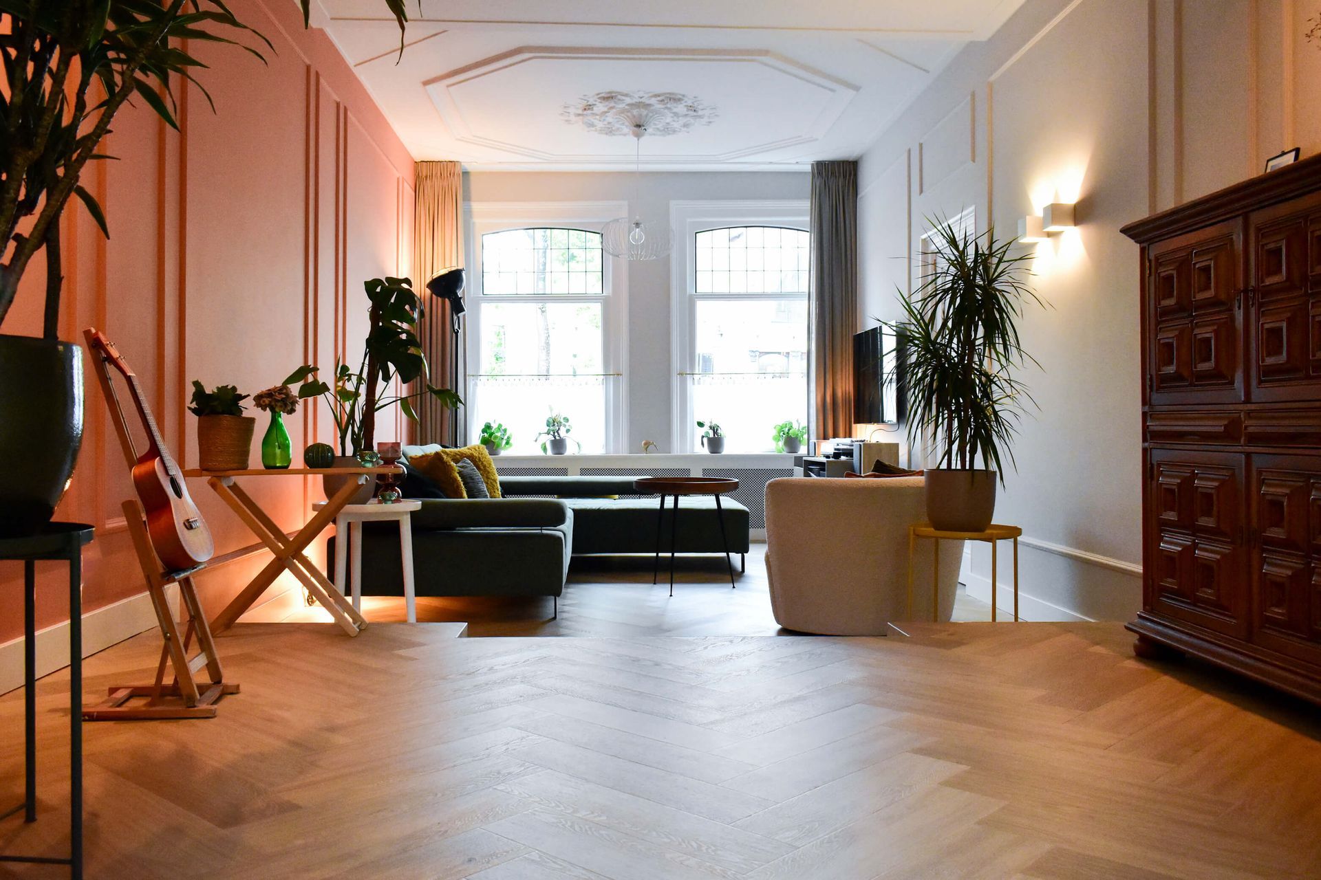 verbouw woning grachtenpand alkmaar, interieurontwerp woonkamer