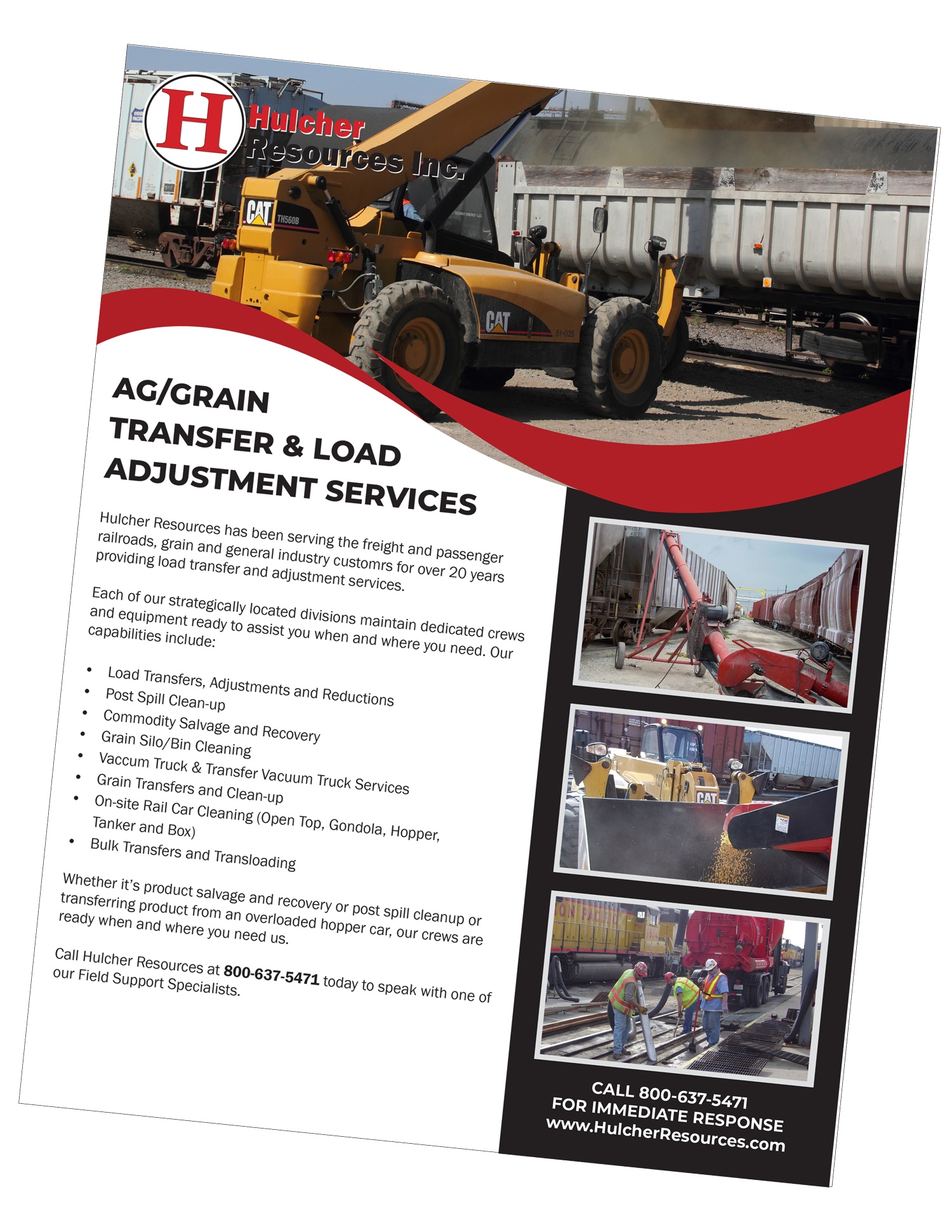 Transfer & Load Adjustment Services Flyer