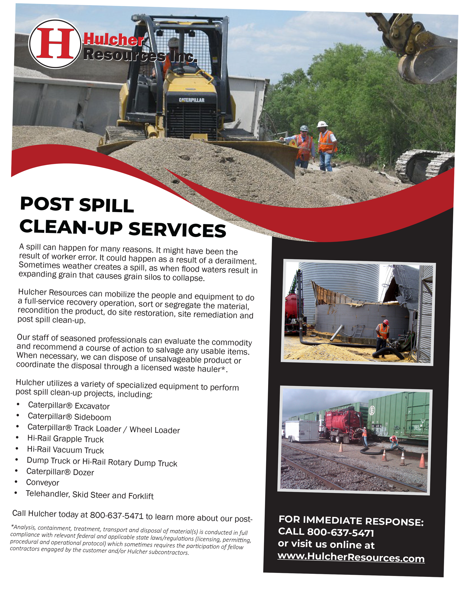 Post Spill Clean-up Services