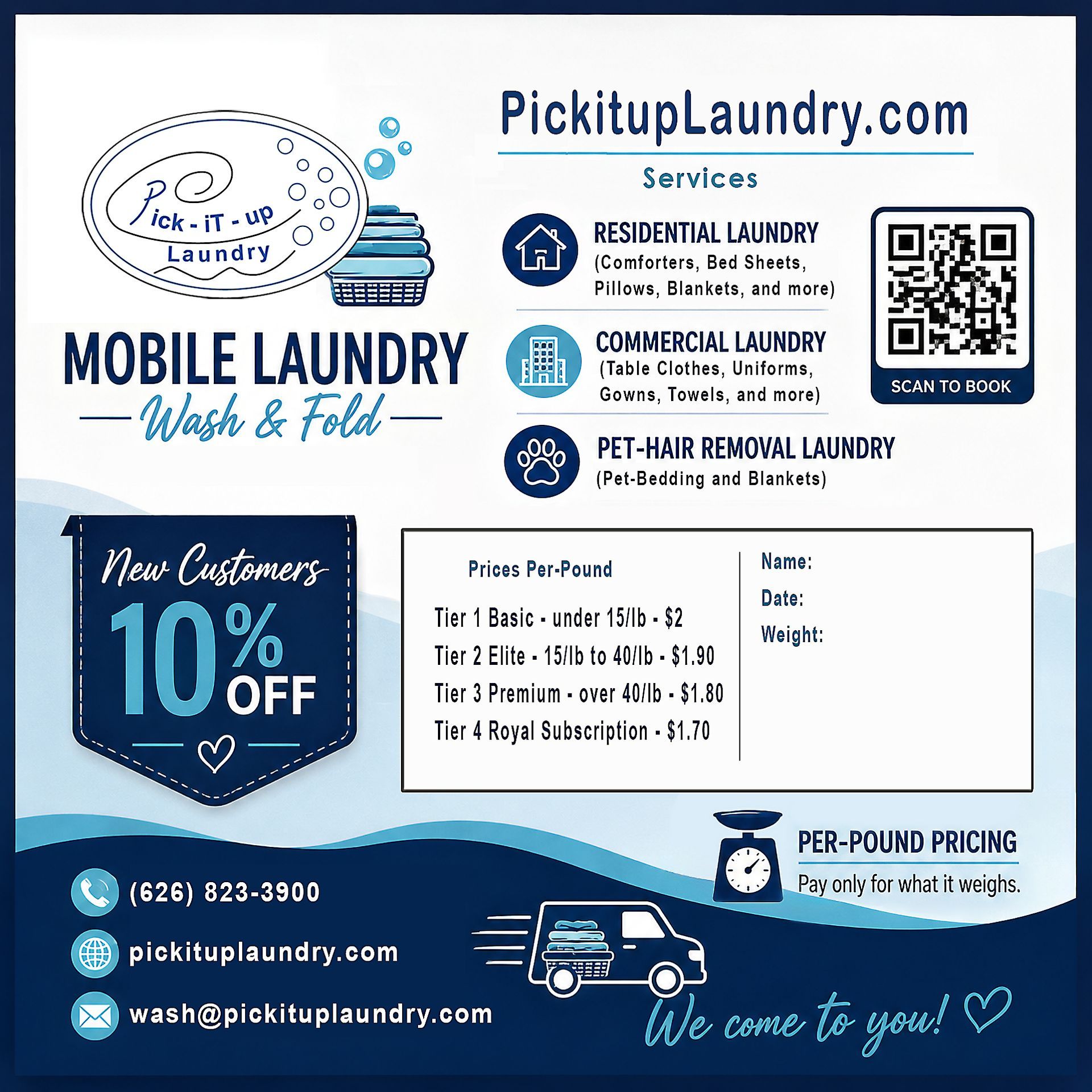 Wash & Fold Laundry Service