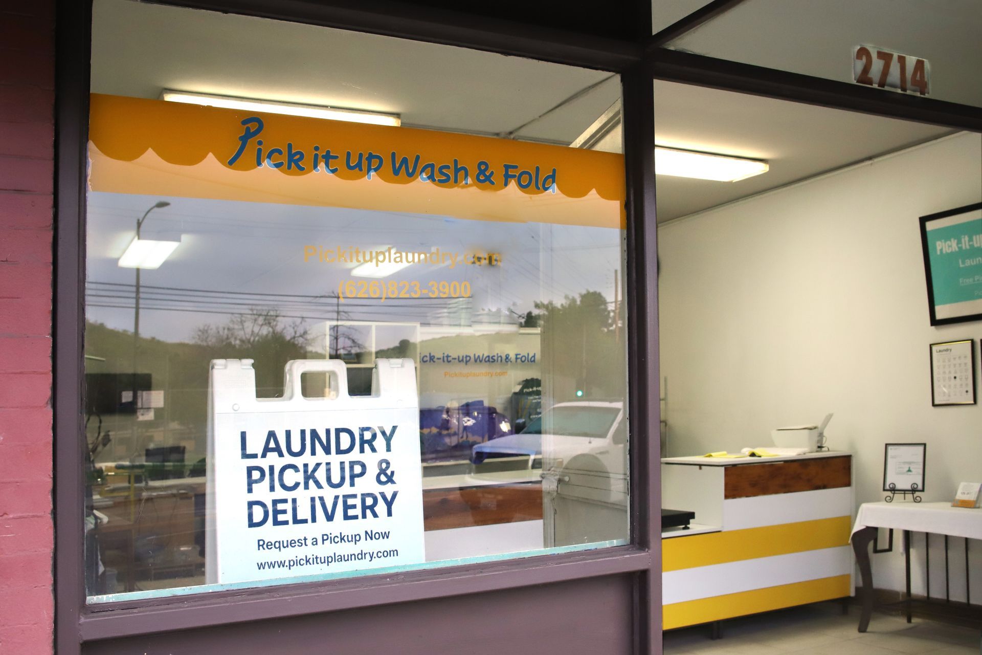 Pick it up Wash & Fold Store entrance