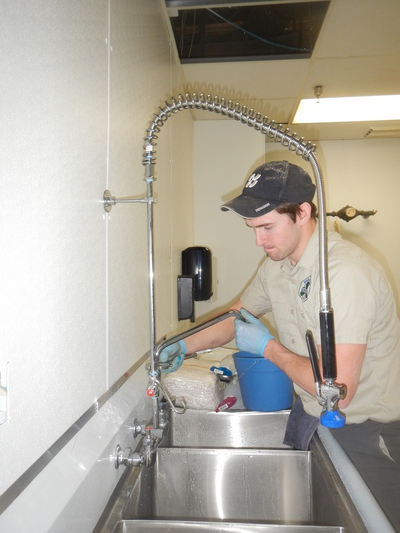 Plumbing being worked on in Rogue River, OR
