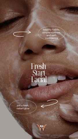 A person's face covered in cleansing foam. Text reads 