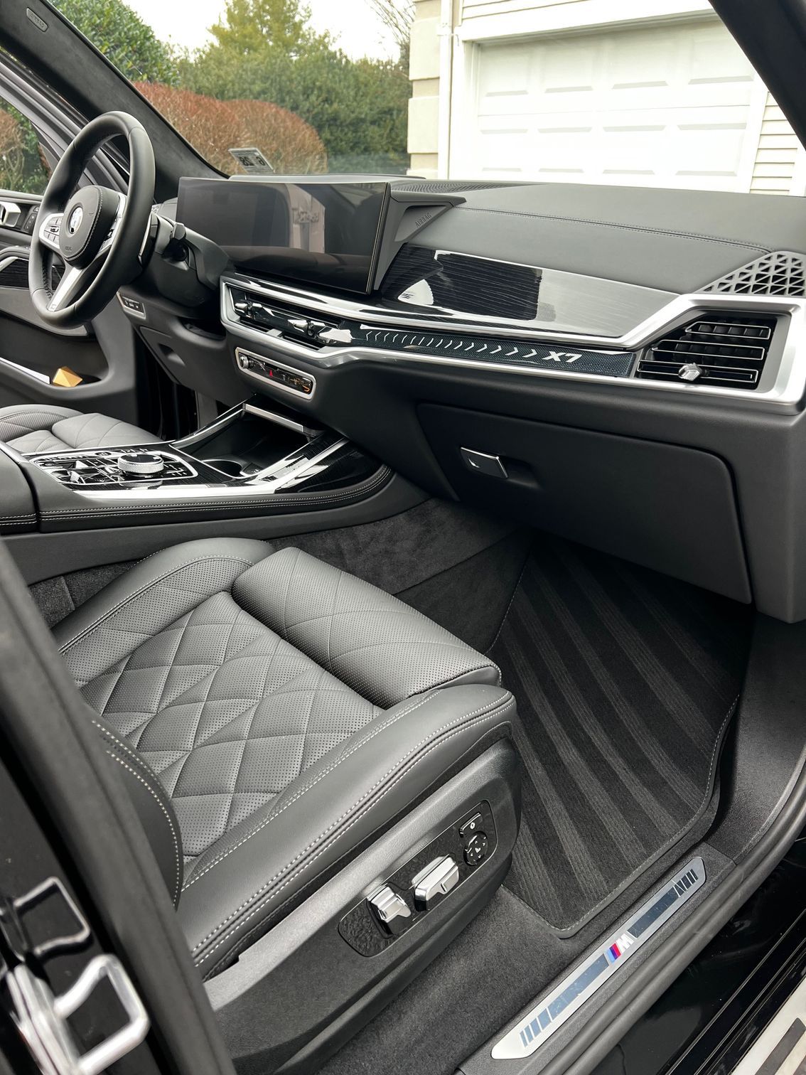 Mercedes dashboard and console after full interior detailing by CC Cleaning & Detailing NJ.