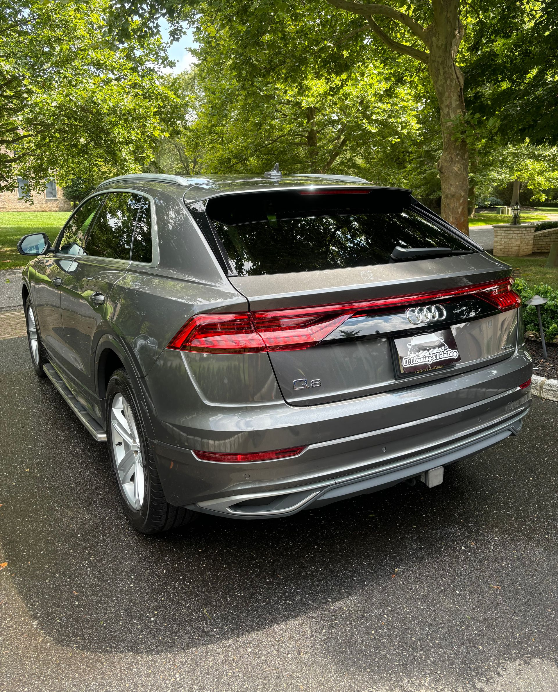 Audi SUV after full exterior detail and paint protection in Middlesex County, New Jersey.