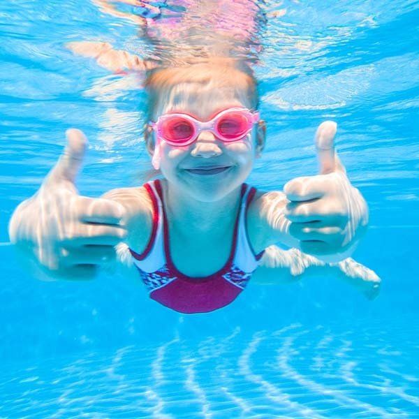 Little Girl Deftly Swim — Pool Zone in Port Macquarie NSW