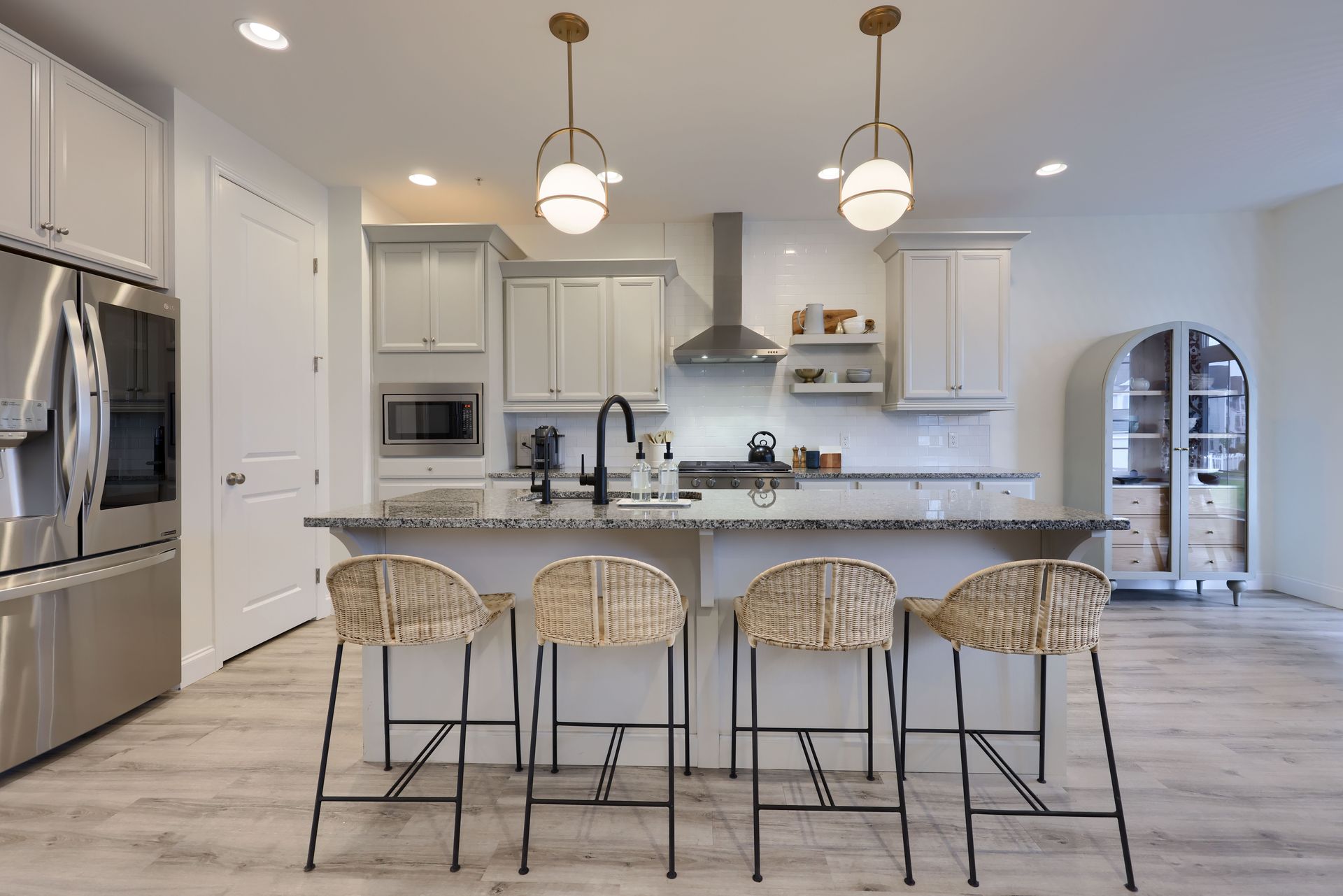 Custom kitchen island design by Haven Made Interiors in Lancaster PA