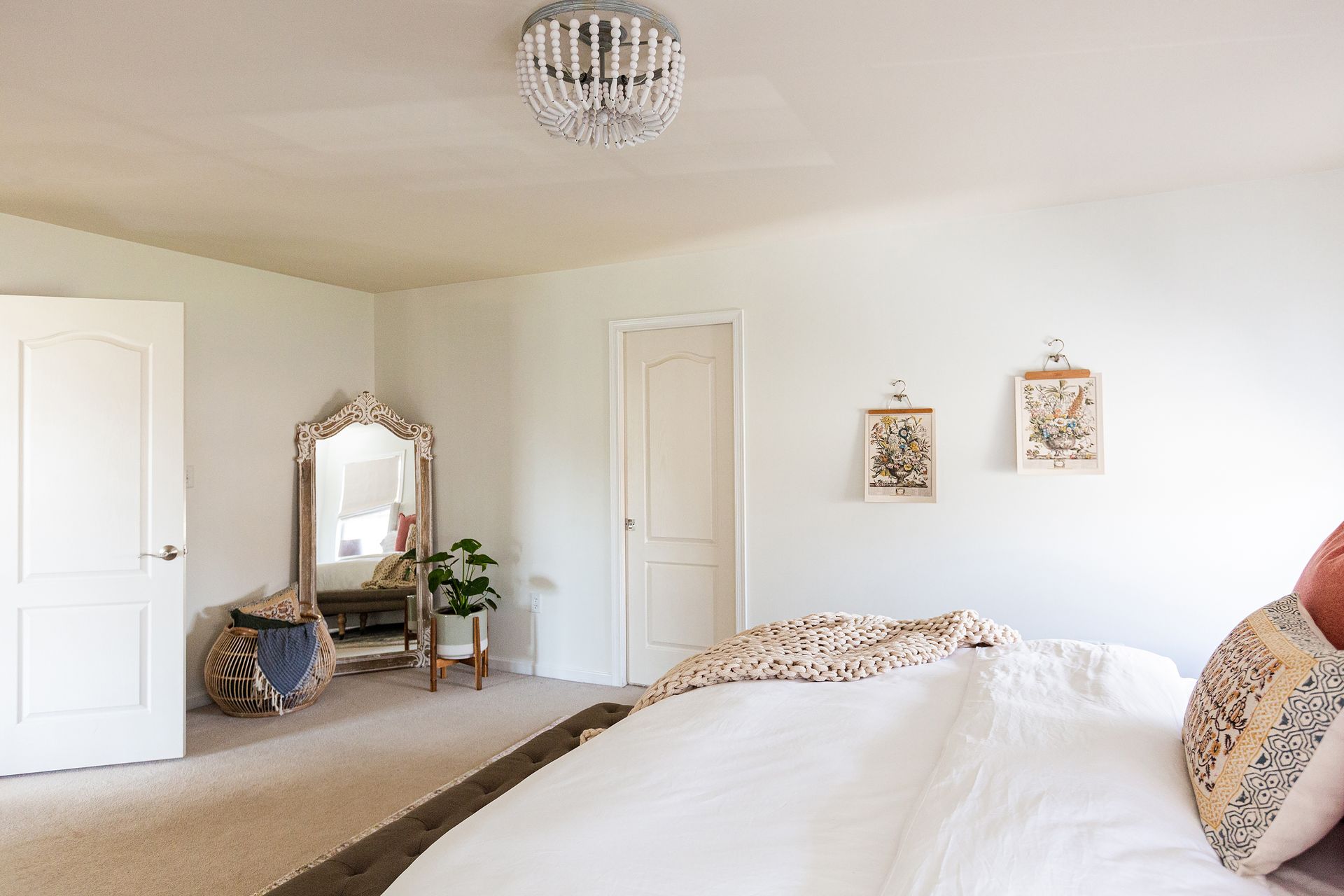 Beautiful light and airy bedroom design