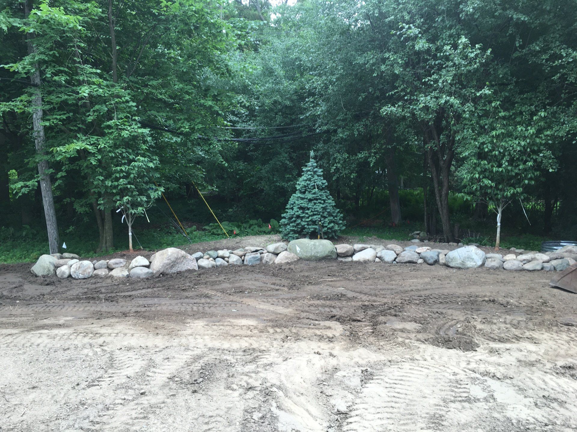 Landscape Construction — Construction of New Landscape in Troy, MI