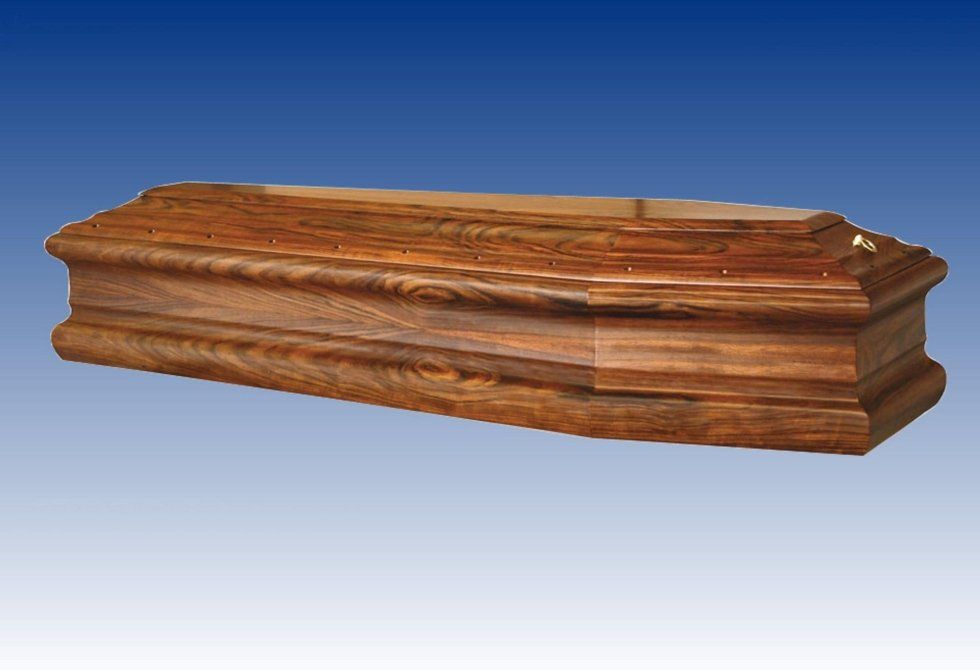 cassa da morto in legno