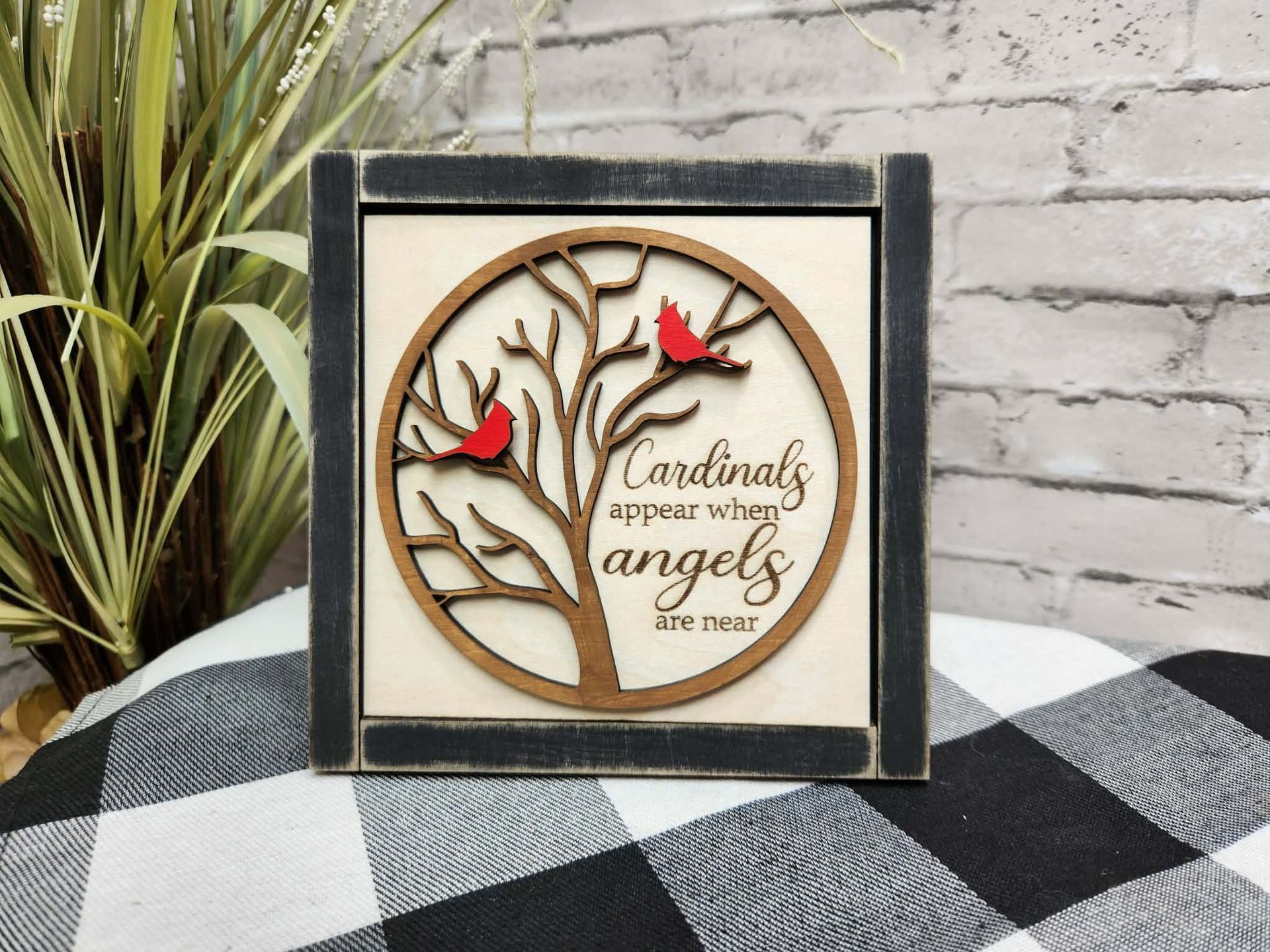 Cardinals appear when angels are near Change Out Square, Cardinals appear when angels are near decor, Cardinals appear when angels are near tiered tray decor, Cardinals appear when angels are near dough bowl décor