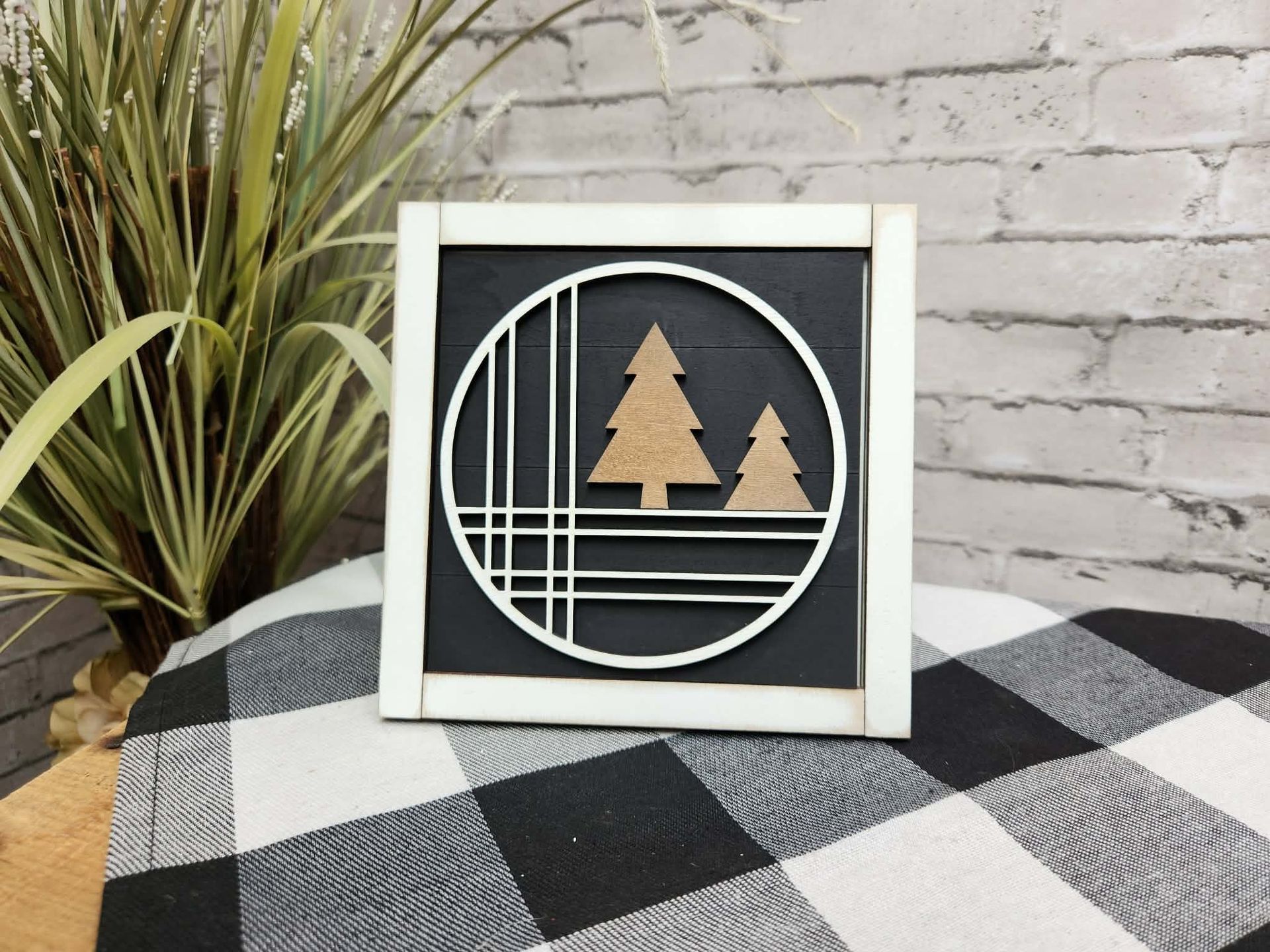 Christmas tree Change Out Square, Christmas tree decor, Christmas tree tiered tray decor, Christmas tree dough bowl décor