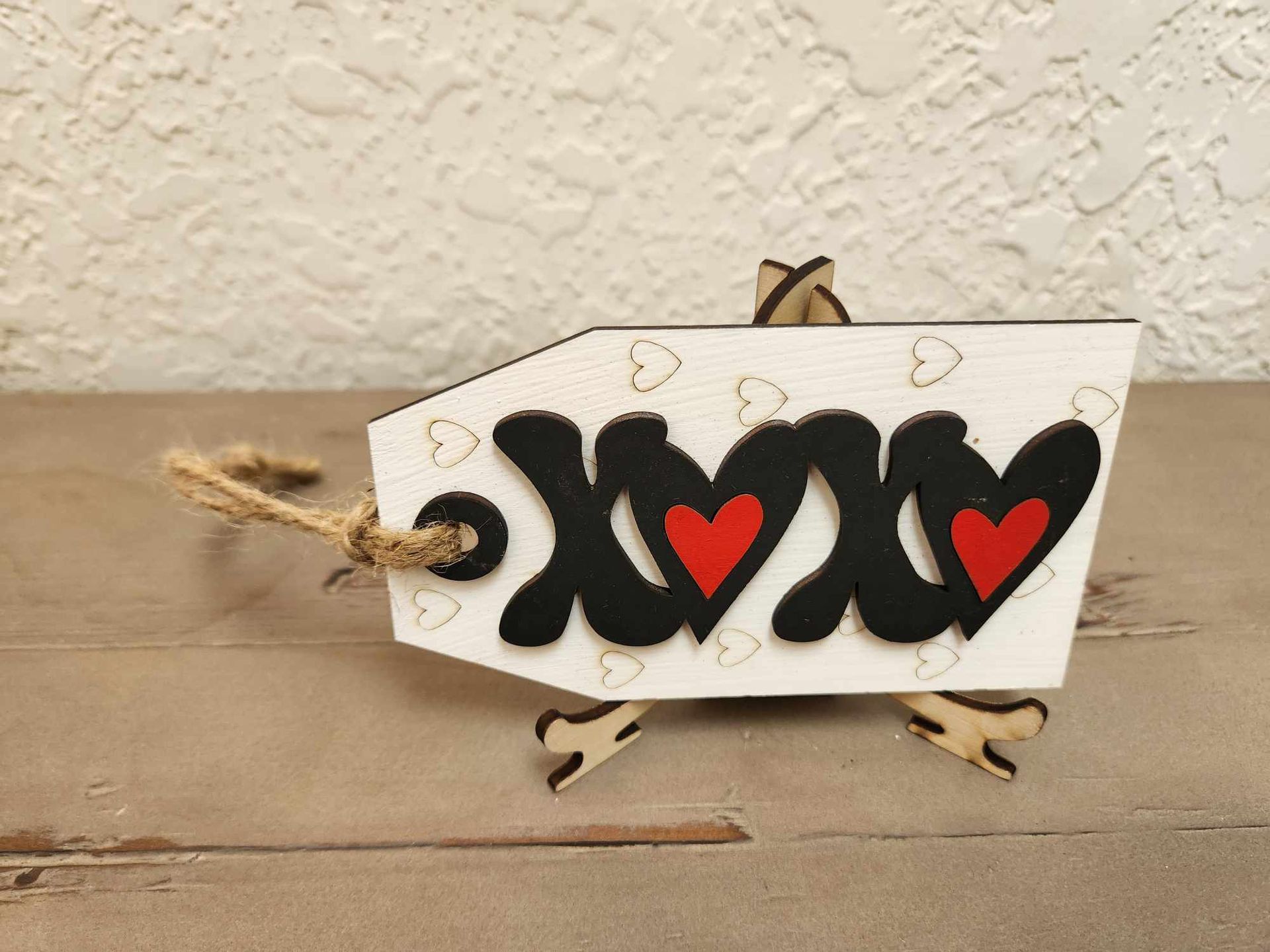 Valentines Day Tiered Tray, Valentines Day Dough Bowl decor, 3D Valentine's Day decorations, Valentine's day party decorations