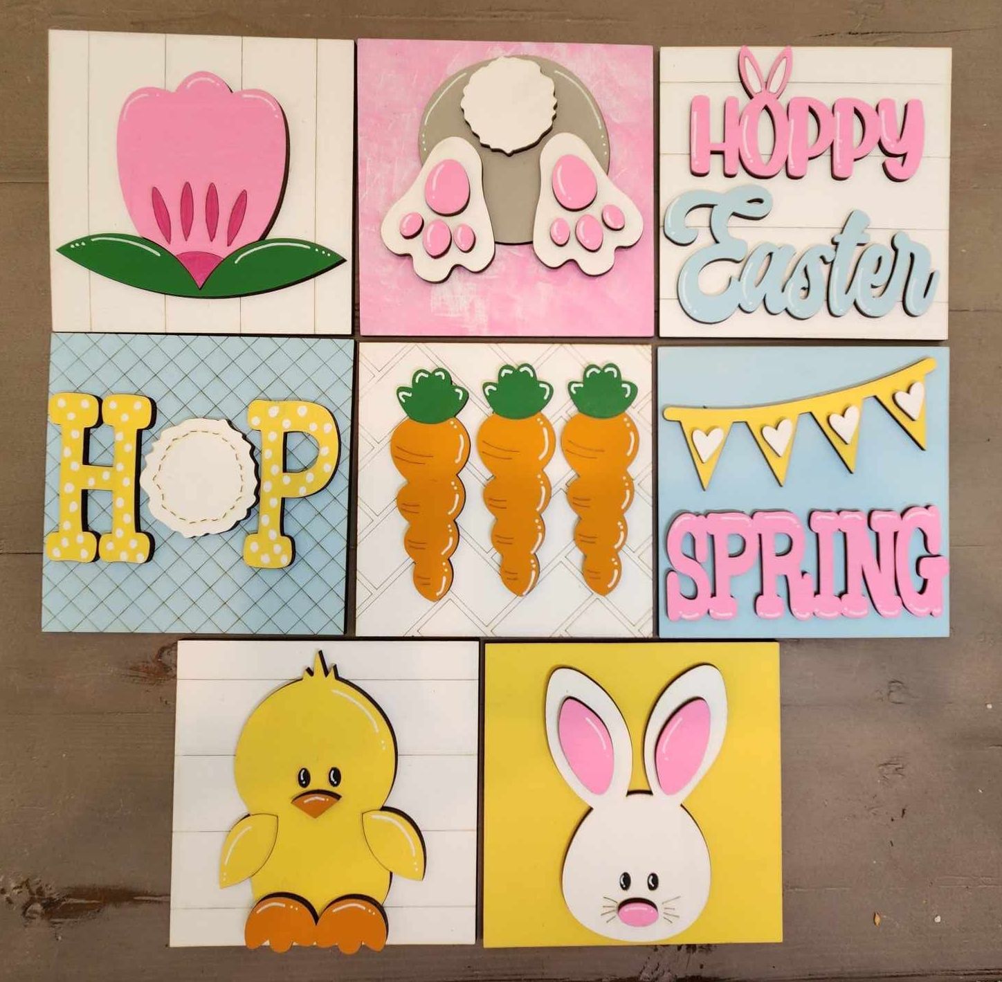 Easter Tiered Tray, Easter Dough Bowl, Sports Tiered Tray, 3D Easter decorations, Easter party decorations