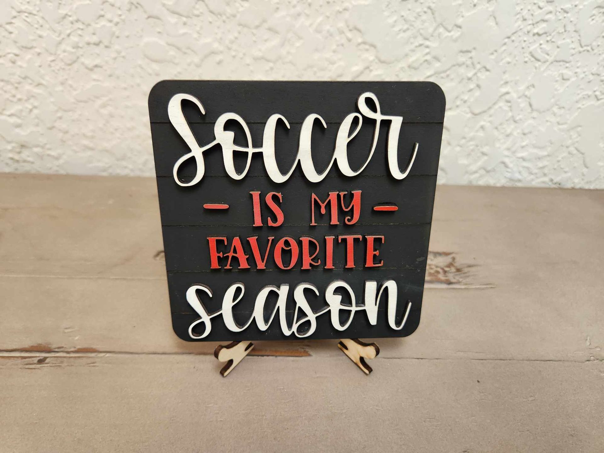 Soccer Tiered Tray, Soccer Dough Bowl, Sports Tiered Tray, 3D Soccer decorations, Soccer party decorations, College Soccer