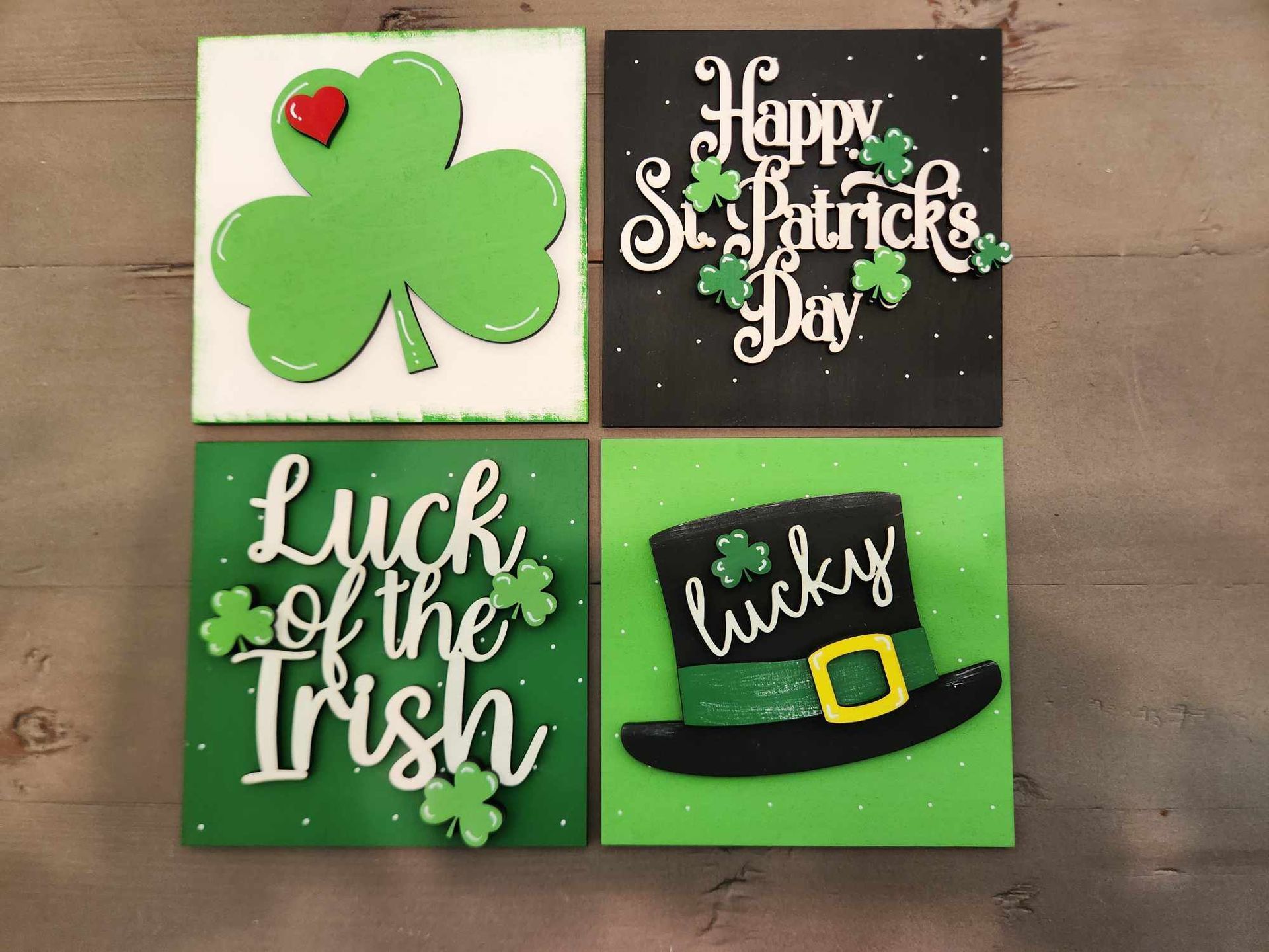 St Patrick's Day Change out frame, Seasonal changeout frame, St Patrick's Day Tiered Tray, St Patricks Day Dough Bowl, St Patrick's Day Tiered Tray, 3D St Patrick's decorations, St Patrick's Day party decorations