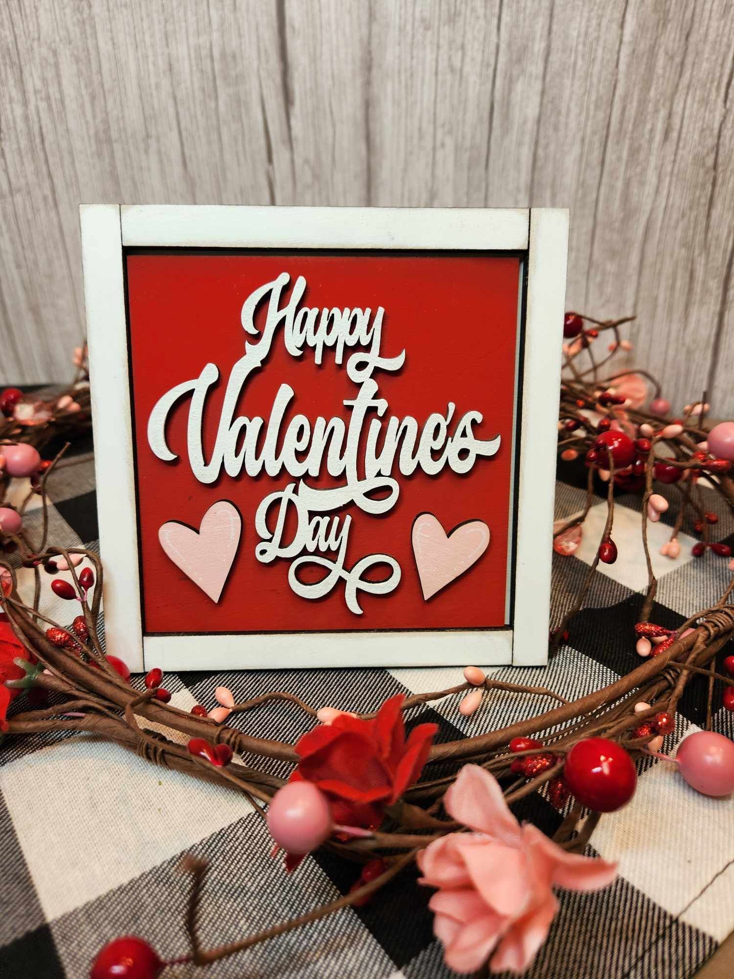 Valentine's Change out frame, Seasonal changeout frame, Valentine's Tiered Tray, Valentine's Day Dough Bowl, Valentine's Tiered Tray, 3D Valentine's decorations, Valentine's party decorations