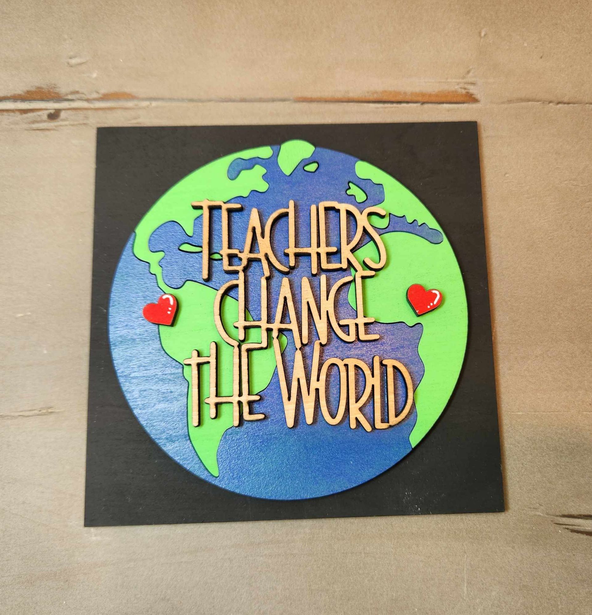 Teacher Change out frame, Classroom changeout frame, Teacher Tiered Tray, Teacher Dough Bowl, 3D Teacher decorations, Teacher party decorations