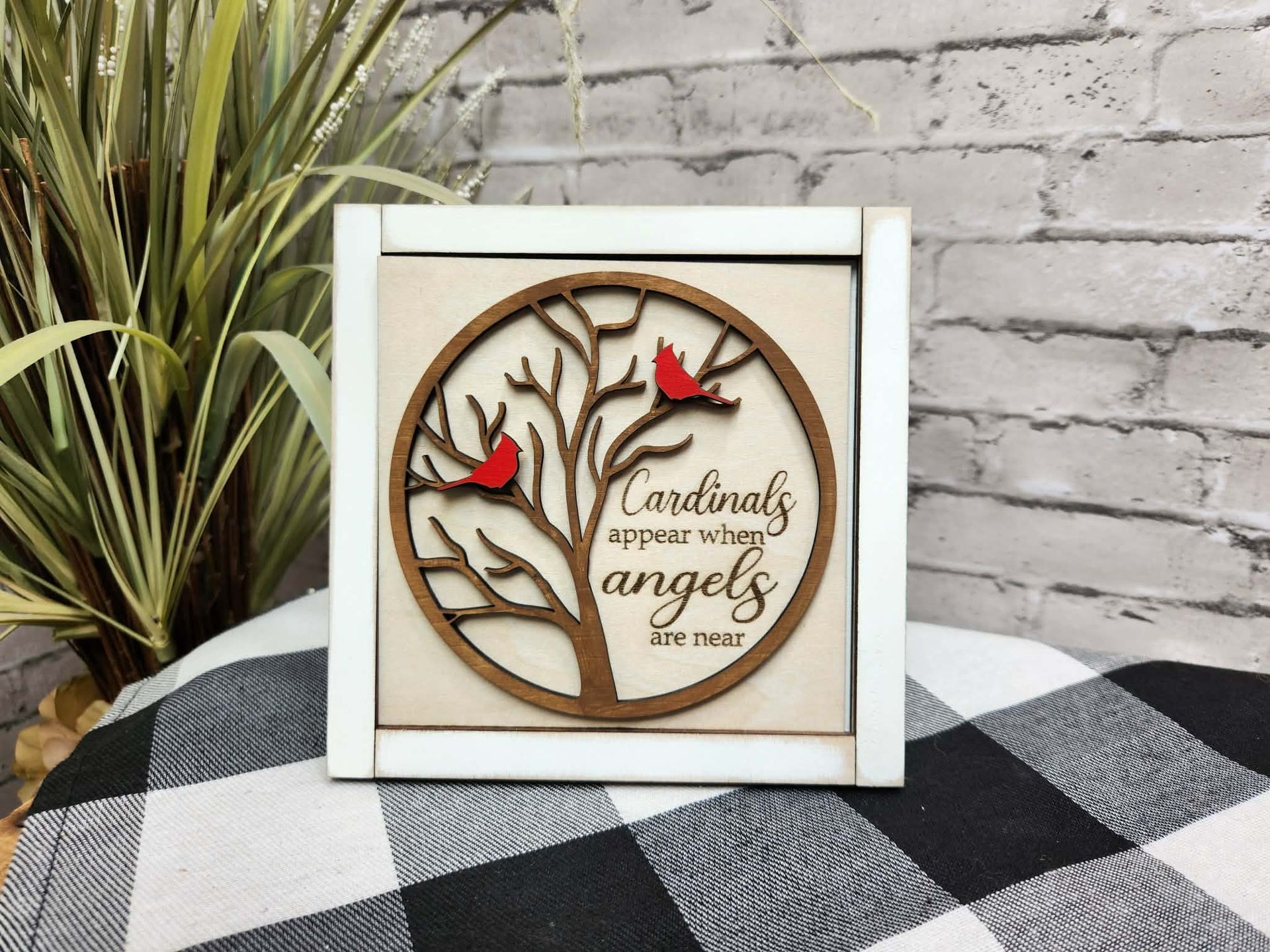 Cardinals appear when angels are near Change Out Square, Cardinals appear when angels are near decor, Cardinals appear when angels are near tiered tray decor, Cardinals appear when angels are near dough bowl décor