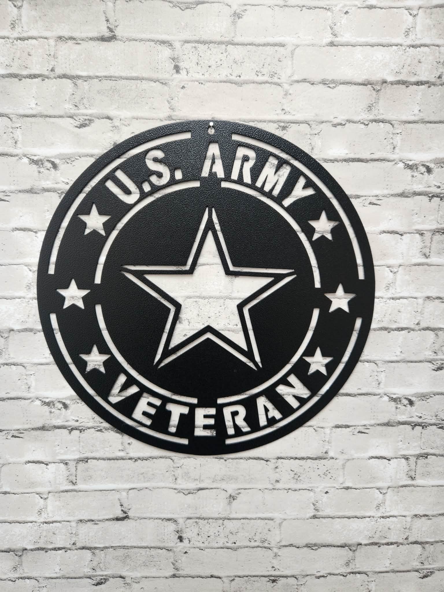 US Army Veteran - Home decor, metal art, metal signs
