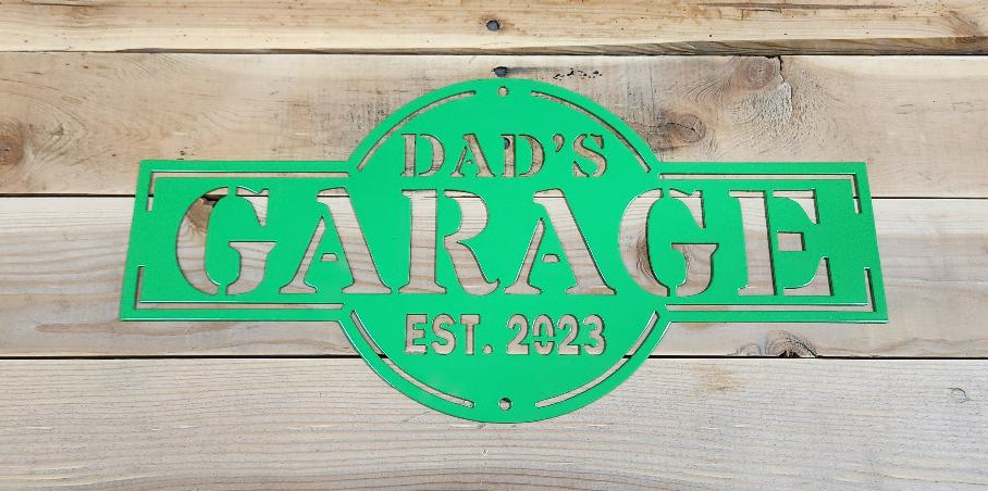 Dad, Garage, Shop - Home decor, metal art, metal signs