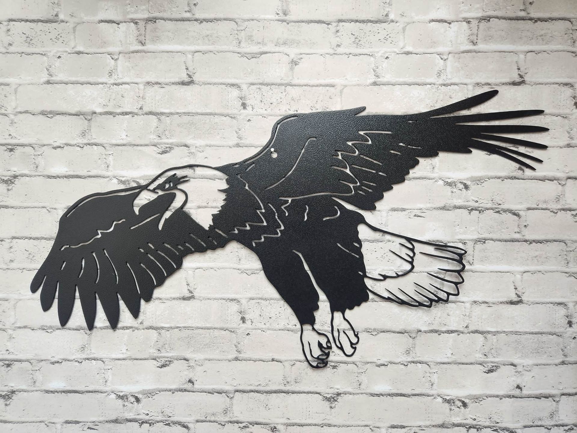 Soaring Eagle Metal wall Sign- Home decor, Eagle metal wall art, custom metal art, metal art, metal sign, Flying eagle metal sign