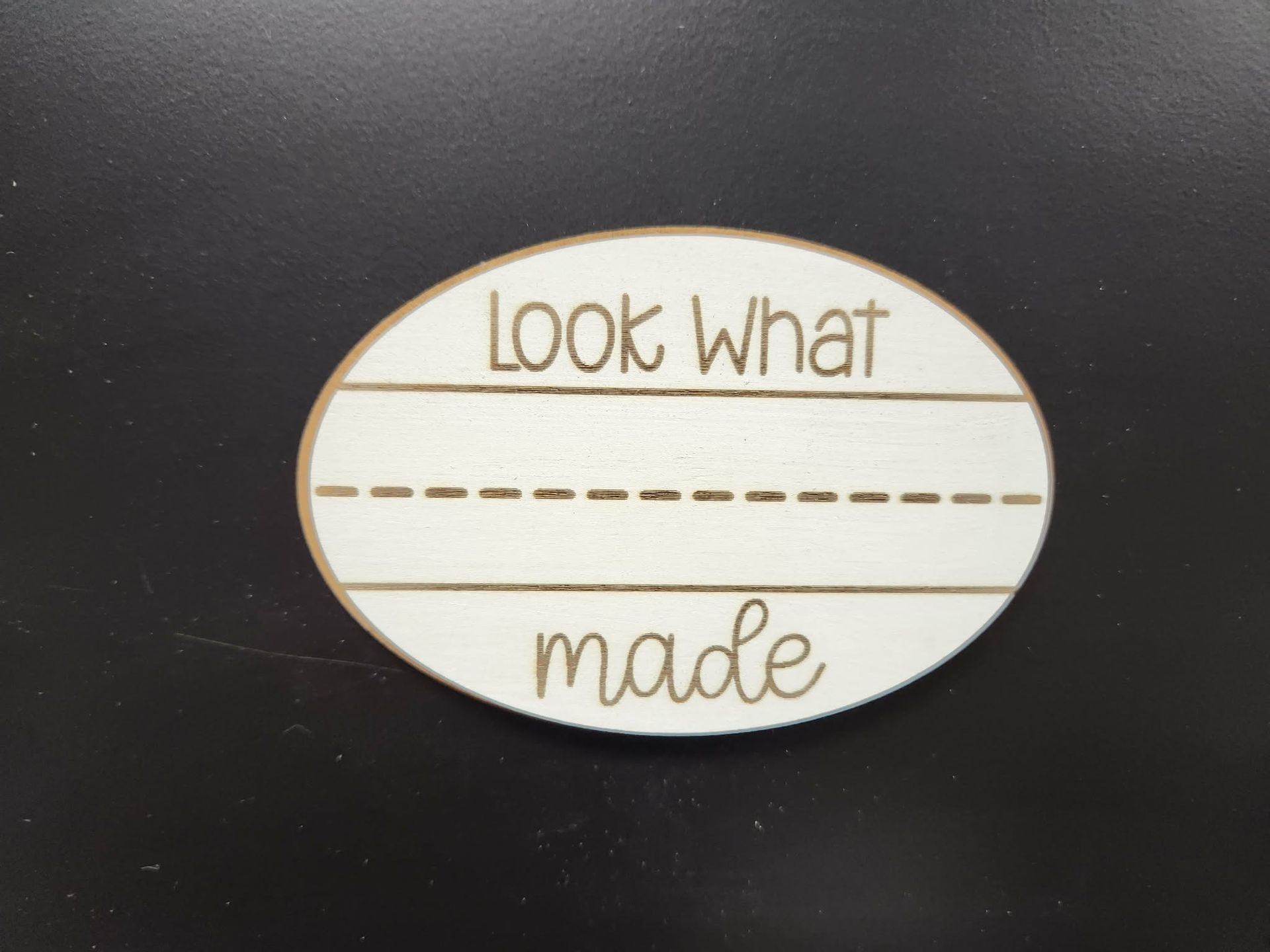 Oval look what...made magnets, Kids magnets, fridge magnets, Dishwasher magnets