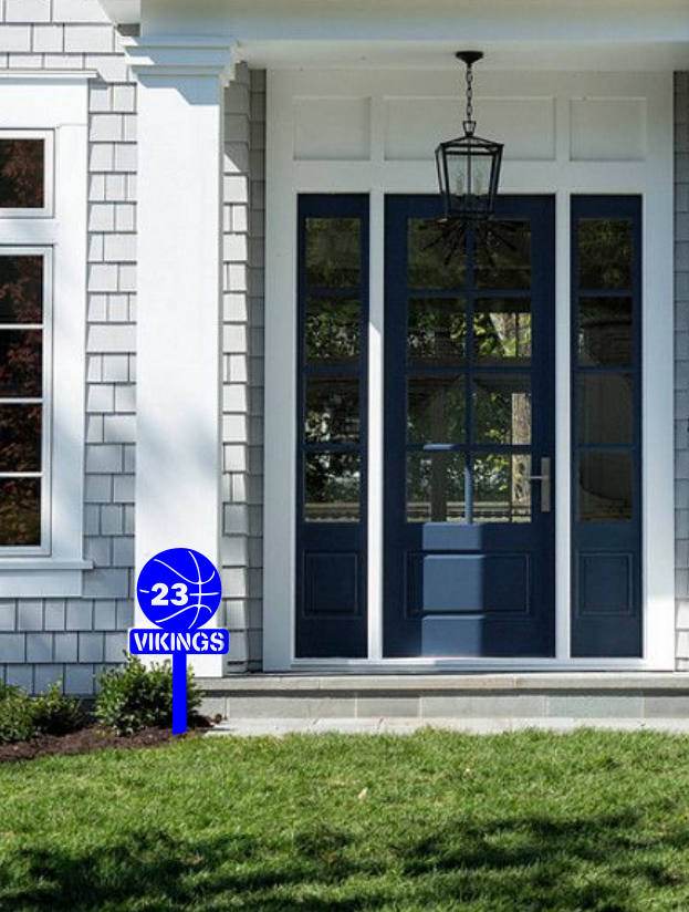 Sports, Basketball, Stake, Metal Art, Plasma Cut