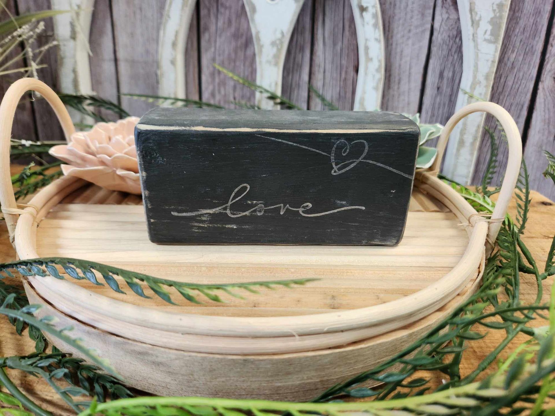 Wood Block with quote