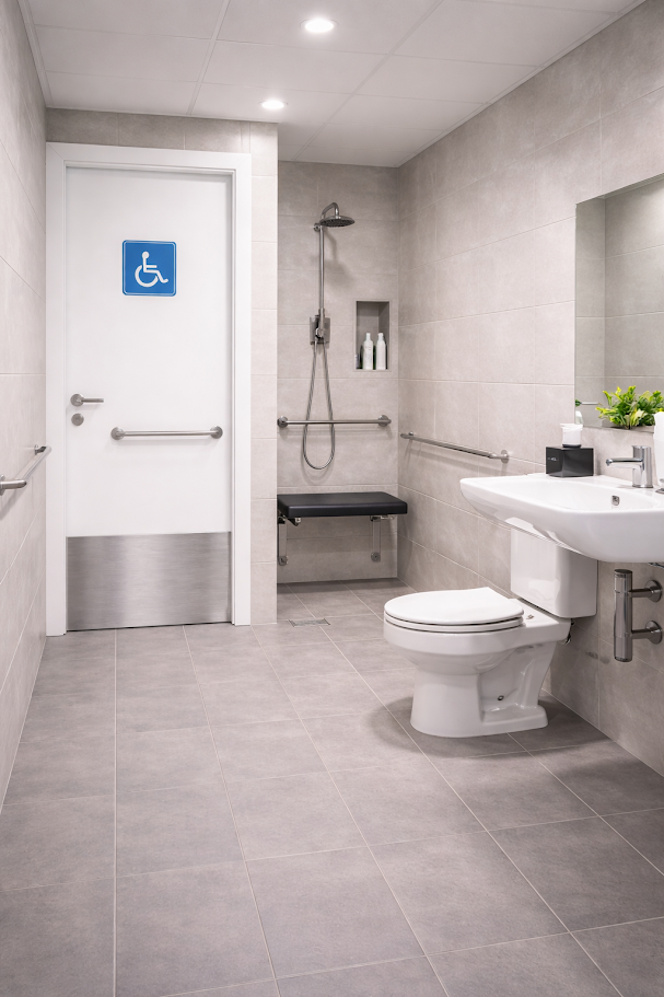 Uma foto de uma porta que diz cinza gianduia