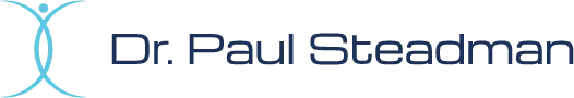 Logo of Dr. Paul Steadman with a stylized figure and text.