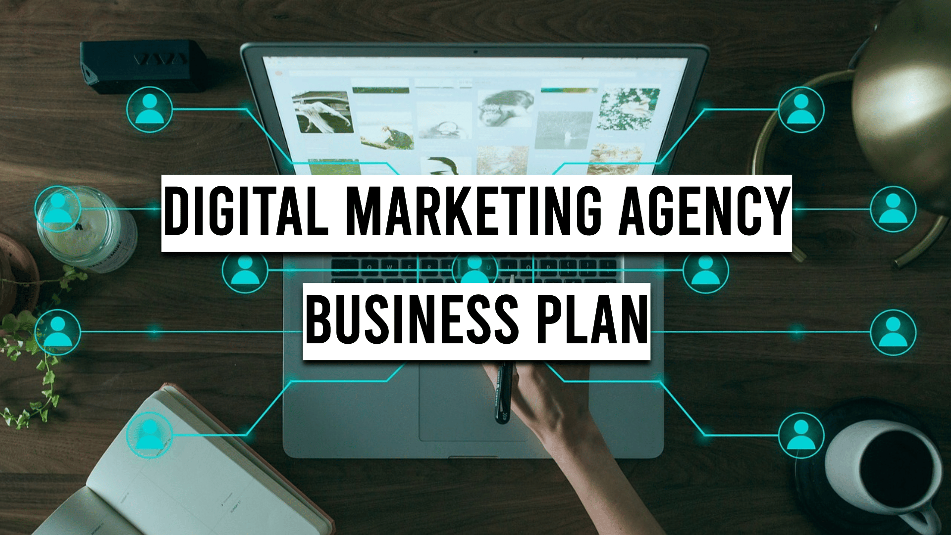 Image of a digital marketing agency business plan concept, representing strategy and planning needed for contractors to get real leads from marketing efforts.