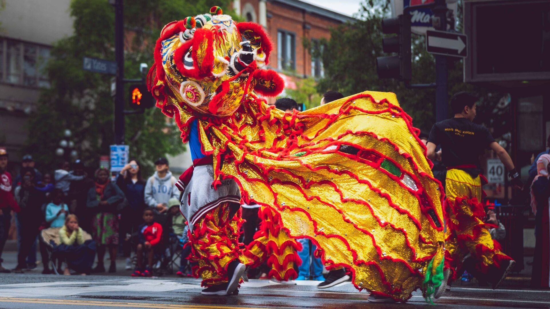 Person dancing at a Cultural Holiday.