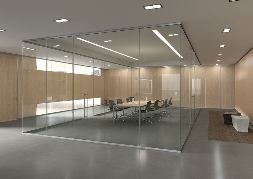 Pareti divisorie di un ufficio