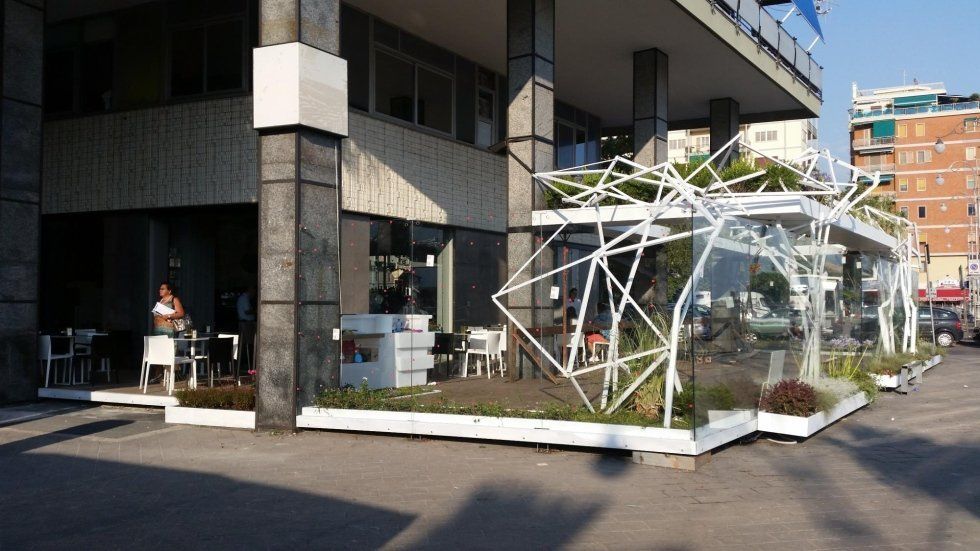 vetri per gazebo
