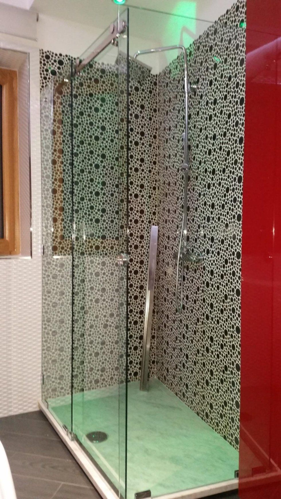 Cabina doccia in vetro