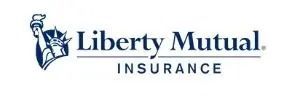 Liberty Mutual Insurance logo featuring the Statue of Liberty and company name.