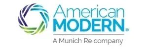 American Modern logo with a circular design and blue, teal, and green text.
