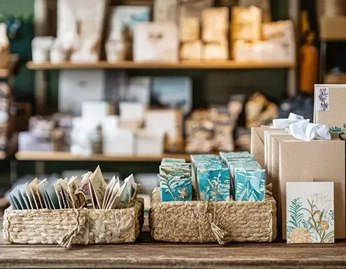 Website design example for shops