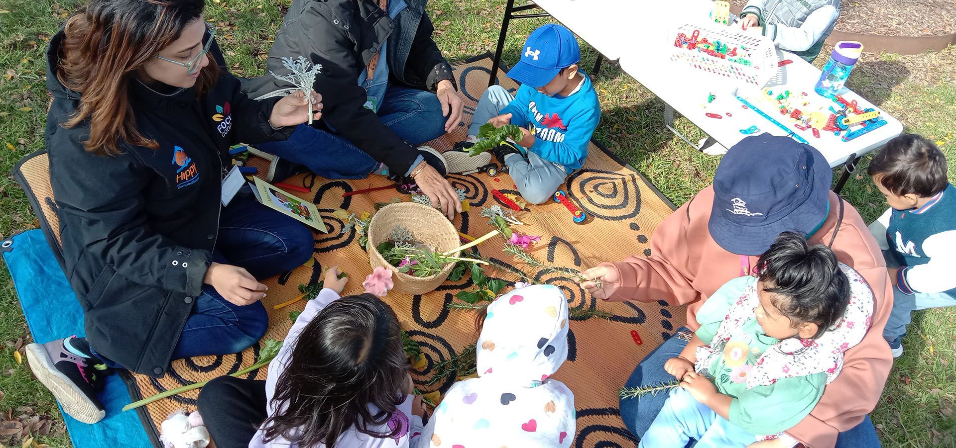 Children attending a multicultural playgroup in Campbelltown