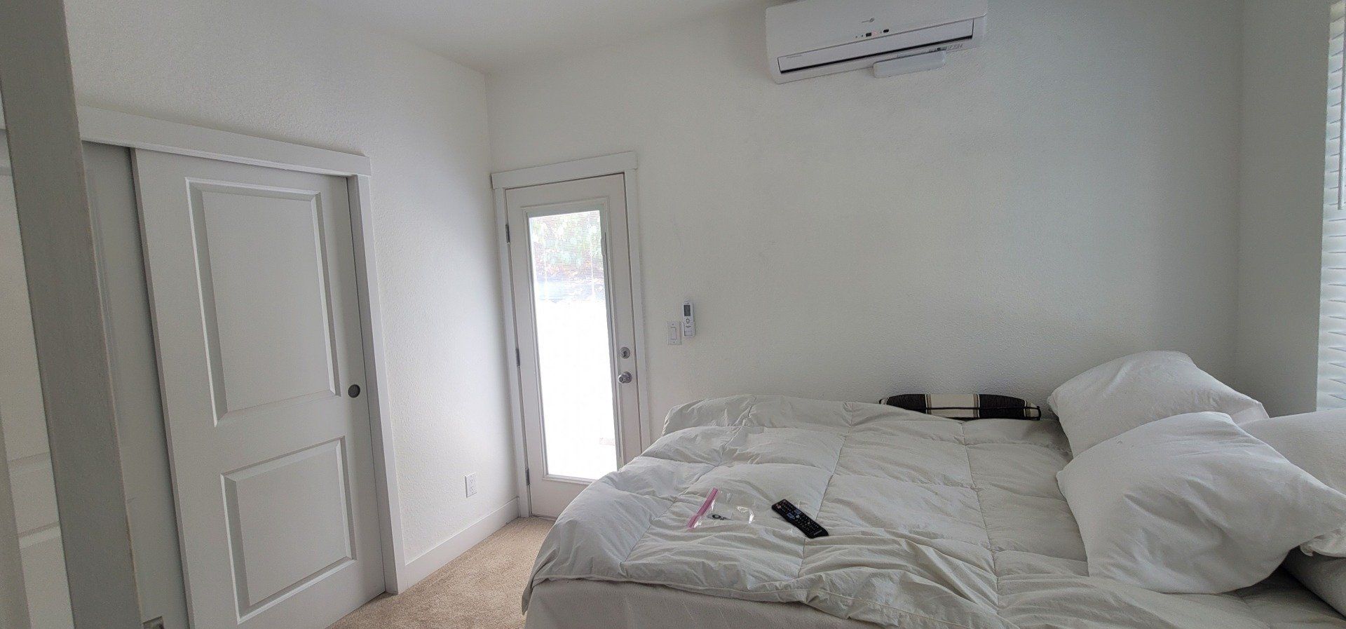 Bedroom with Side Entrance