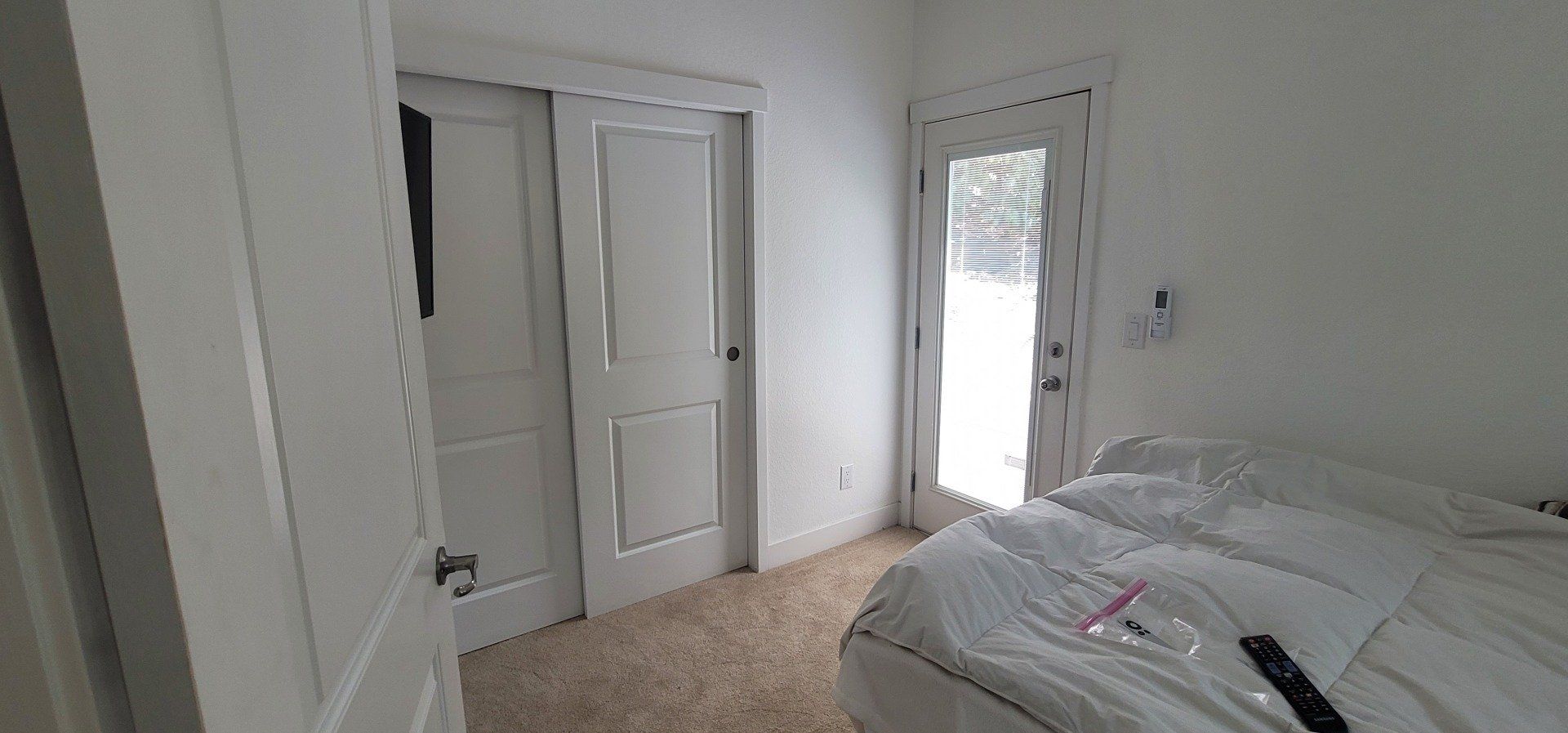 Bedroom with Side Entrance