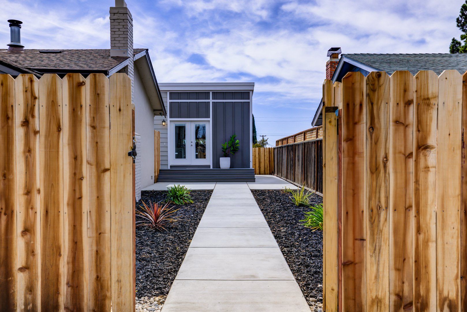 Walkway to The Caramel ADU