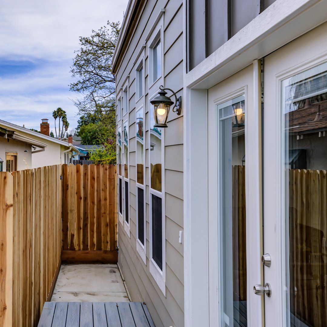 Front Doors and Deck