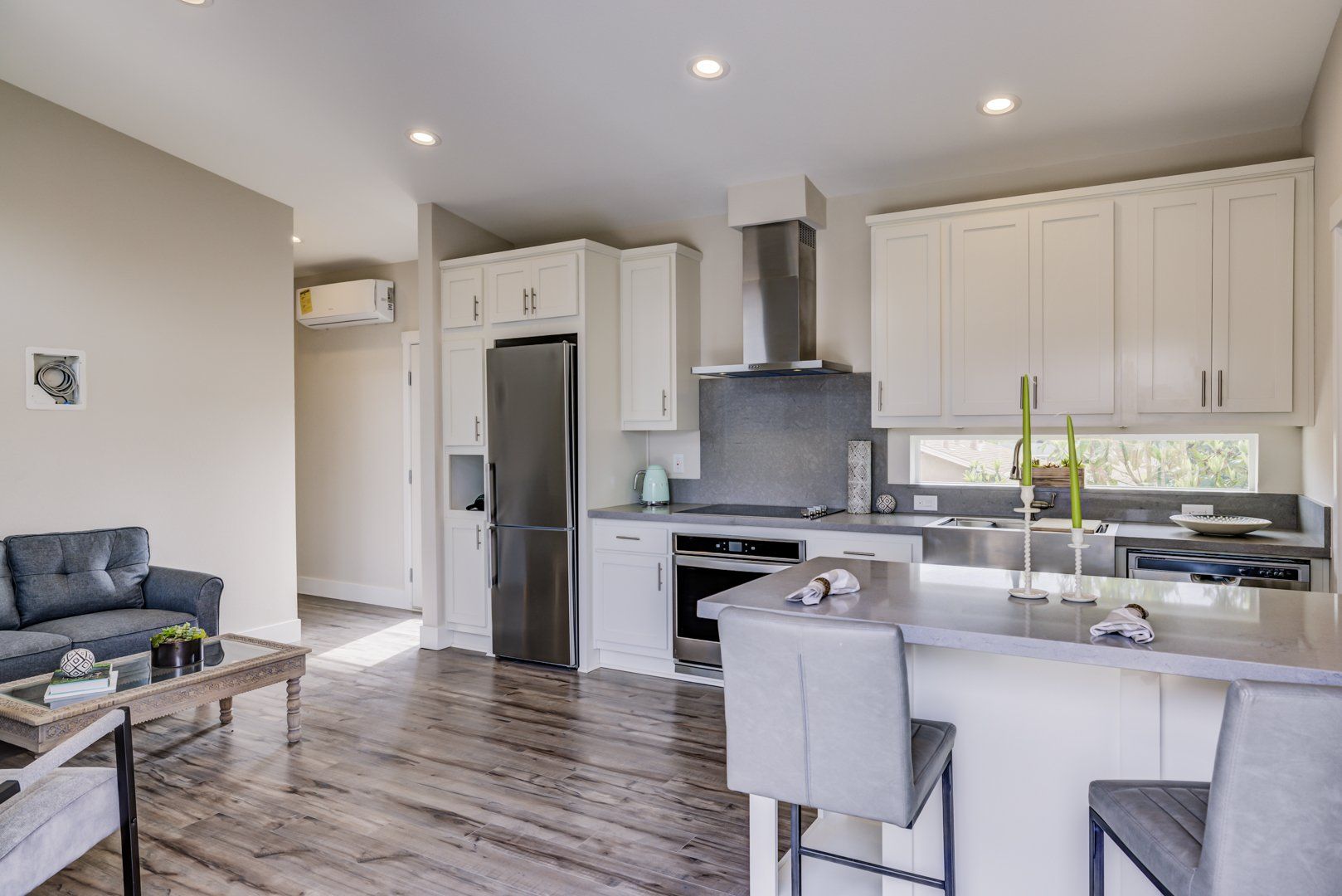 Kitchen and Living Area